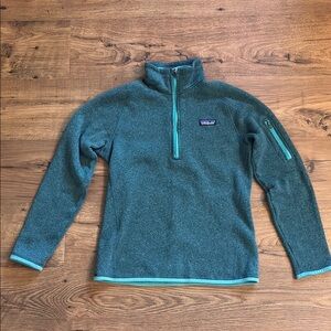 Patagonia Teal Fleece Jacket